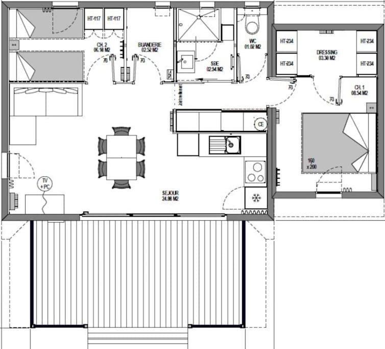 Chalet A Louer - 52M2 - Landes Saint-Geours-de-Maremne Exterior photo